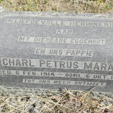 MARAIS Charl Petrus 1914-1951