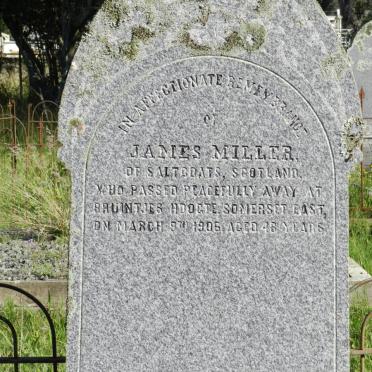 MILLER James -1906.