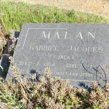 MALAN Gabriel Jacques 1904-1967
