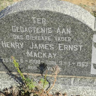 MACKAY Henry James Ernst 1908-1963