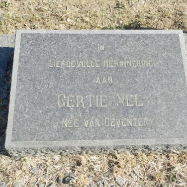 NEL Gertie nee VAN DEVENTER