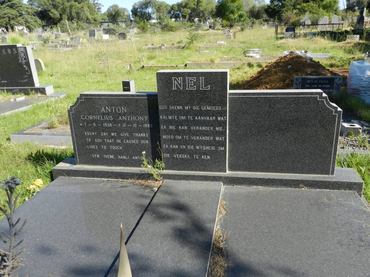 NEL Anton Cornelius Anthony 1938-1985