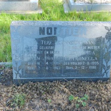 NORTIER Willem Johannes 1901-1963 &amp; Gertruida Petronella VOSLOO 1905-1986