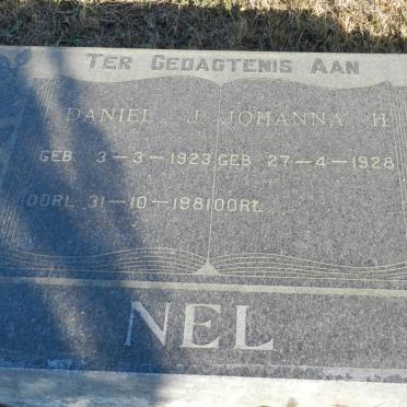 NEL Daniel J. 1923-1981 &amp; Johanna H. 1928-