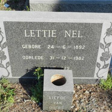 NEL Lettie 1892-1982