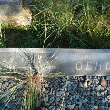 OEHLEY A.E. Lenie 1916-1973