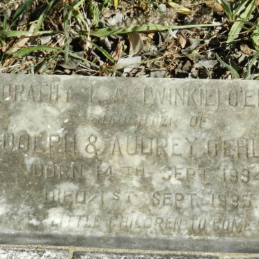 OEHLEY Dorathy T.A.(Winkie) 1934-1935
