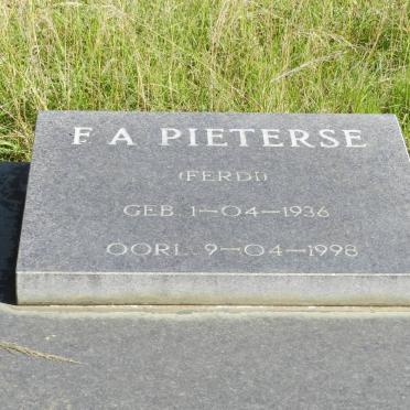 PIETERSE F.A. 1936-1998