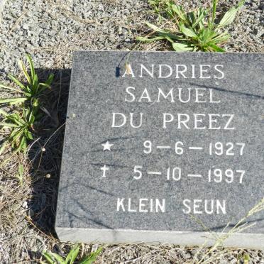 PREEZ Andries Samuel, du 1927-1997