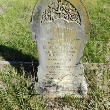 PLESSIS D.J., du 1849-1923 &amp; Elsie KOTZE 1851-1928