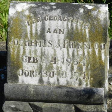 PRINSLOO Jochemus J. 1934-1941