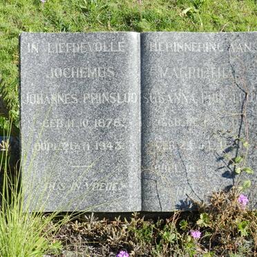 PRINSLOO Jochemus Johannes 1878-1943 &amp; Magrietha Susanna DE LANGE 1881-19?8