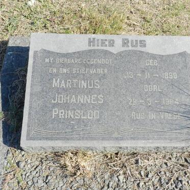 PRINSLOO Martinus Johannes 1890-1964