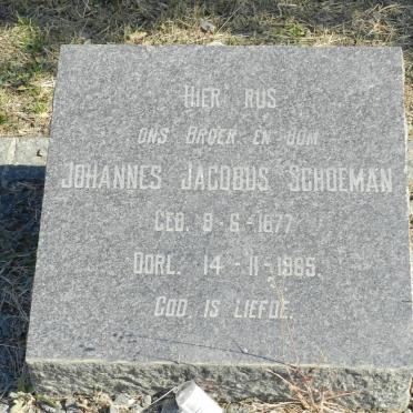 SCHOEMAN Johannes Jacobus 1877-1965