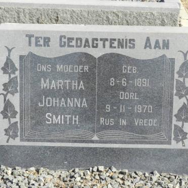 SMITH Martha Johanna 1891-1970