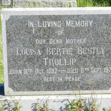 TROLLIP Louisa Bertie Bestly 1892-1971
