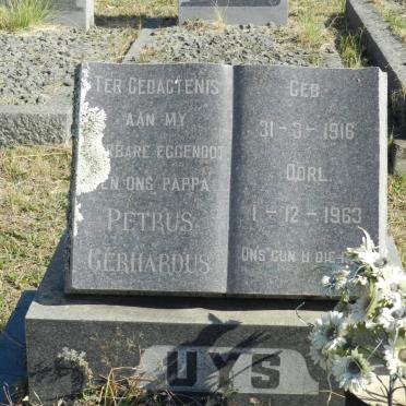 UYS Petrus Gerhardus 1916-1963