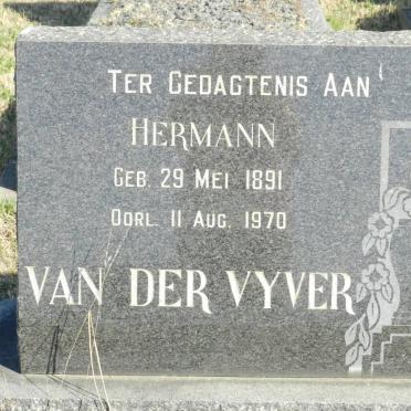 VYVER Hermann, van der 1891-1970