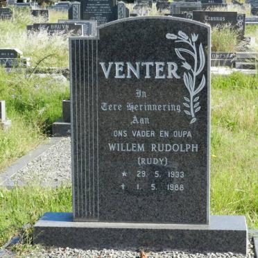 VENTER Willem Rudolph 1933-1988