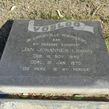 VOSLOO Jan Johannes 1940-1970