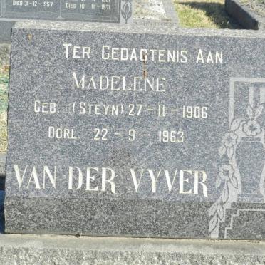 VYVER Madelene, van der nee STEYN 1906-1963