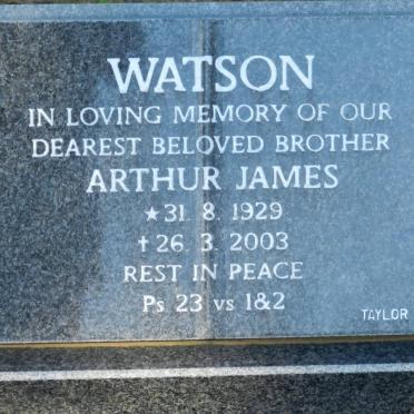 WATSON Arthur James 1929-2003