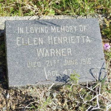 WARNER Ellen Henrietta -1916