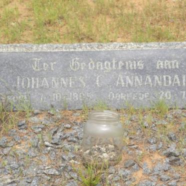 ANNANDALE Johannes C. 1885-1968