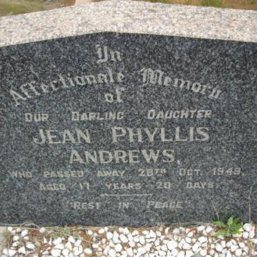 ANDREWS Jean Phyllis -1949