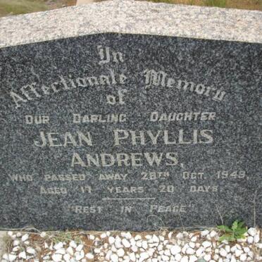 ANDREWS Jean Phyllis -1949