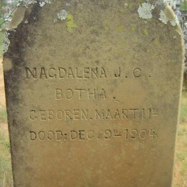 BOTHA Magdalena J.C. 1904-1904
