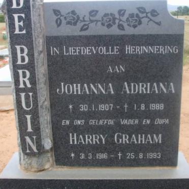 BRUIN Harry Graham, de 1916-1993 &amp; Johanna Adriana 1907-1988