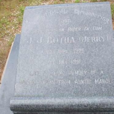 BOTHA J.J. 1925-1991