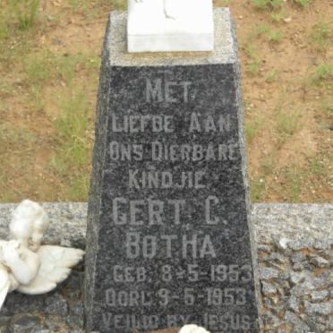 BOTHA Gert C. 1953-1953