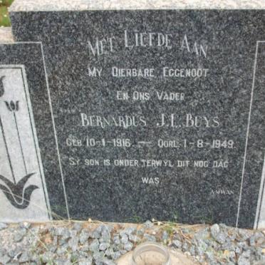 BUYS Bernardus J.L. 1916-1949