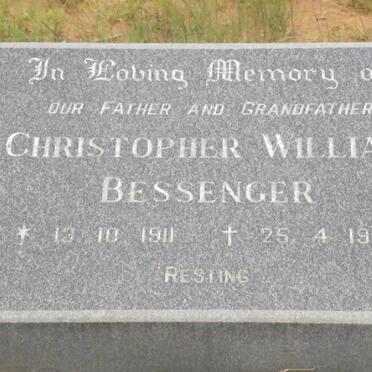 BESSENGER Christopher William 1911-1994 