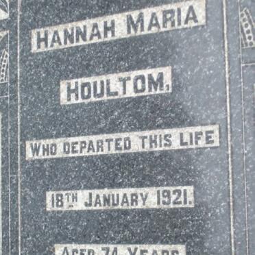 HOULTOM Hannah Maria -1921