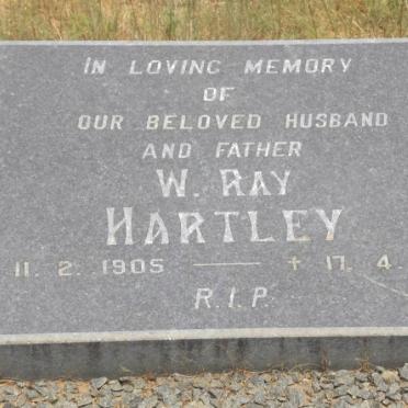 HARTLEY W. Ray 1905-1988
