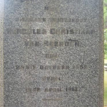HEERDEN Herculus Christiaan, van 1859-1913
