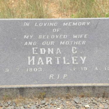 HARTLEY Edna C. 1903-1983