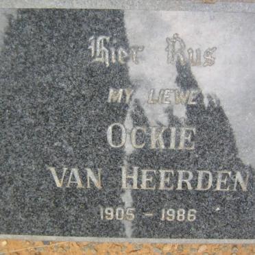 HEERDEN Ockie, van 1905-1986