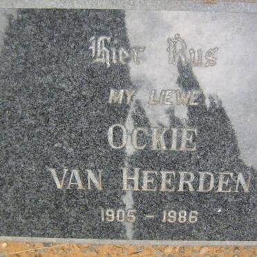 HEERDEN Ockie, van 1905-1986