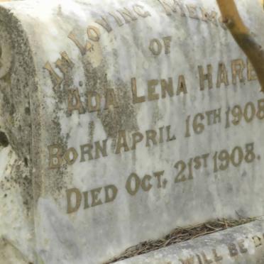 HARE Ada Lena 1908-1908