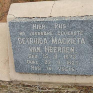 HEERDEN Getruida Magrieta, van 1873-1928