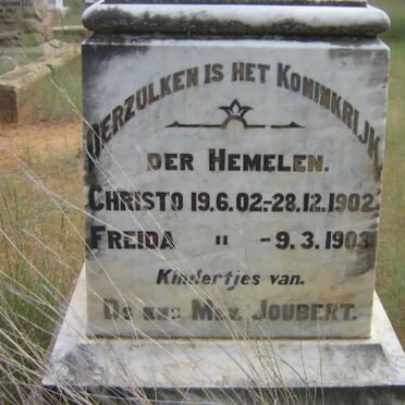 JOUBERT Christo 1902-1902 :: JOUBERT Freida 1902-1903