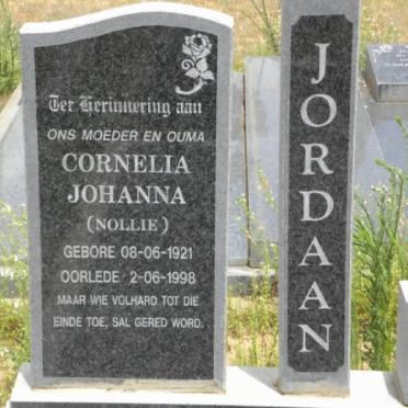 JORDAAN Cornelia Johanna 1921-1998