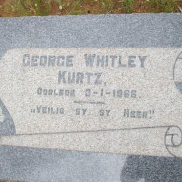 KURTZ George Whitley -1966