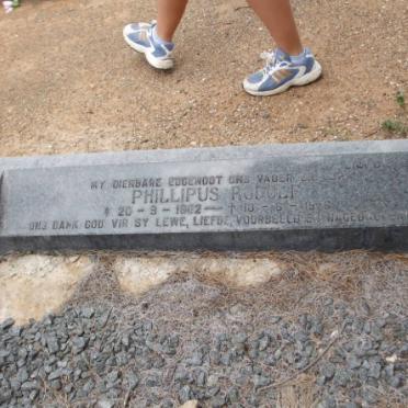 KLOPPER Phillipus Rodolf 1902-1976 &amp; Hendrina Jacoba BOTHA -1980