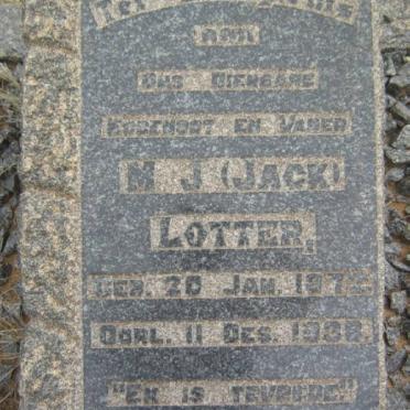 LOTTER M.J. 1872-1938