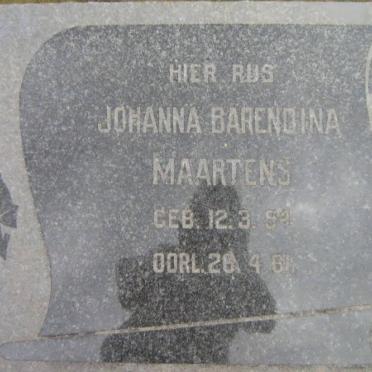 MAARTENS Johanna Barendina 1894-1961